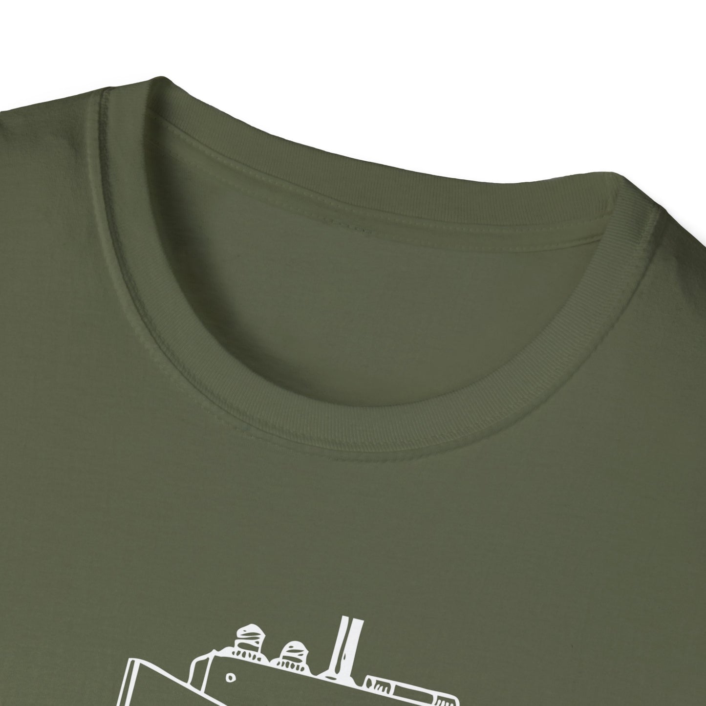 Coffee First Circuits Panel Second Unisex Softstyle T-Shirt | Electrician Shirt | Electrician T-Shirt | Electrician Gift