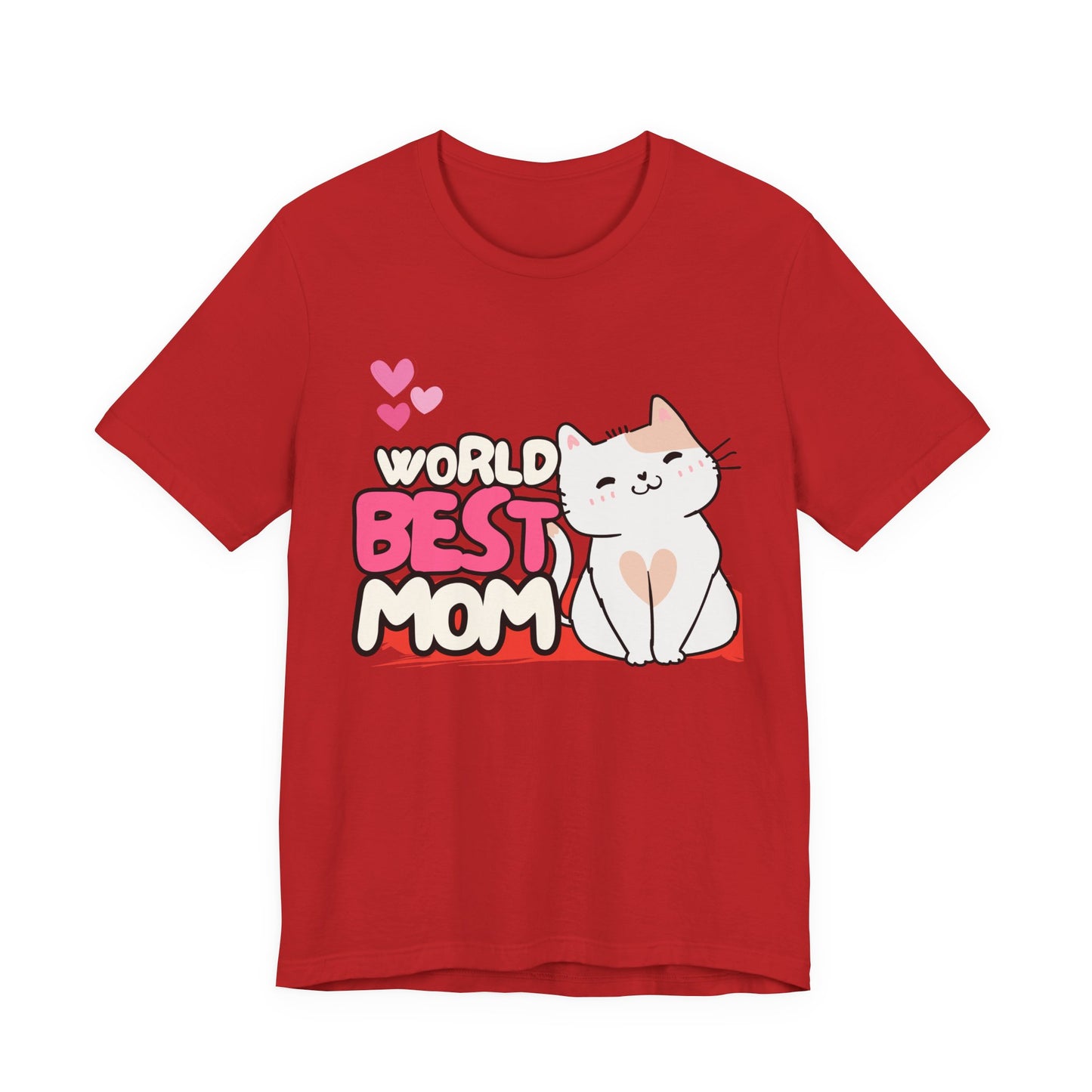 World's Best Mom Kitty Cat Tee, Unisex T-Shirt for Cat Lovers, Mother's Day Gift, Casual Wear, Kids and Moms Matching Shirts, Cute Pet Lover [...]
