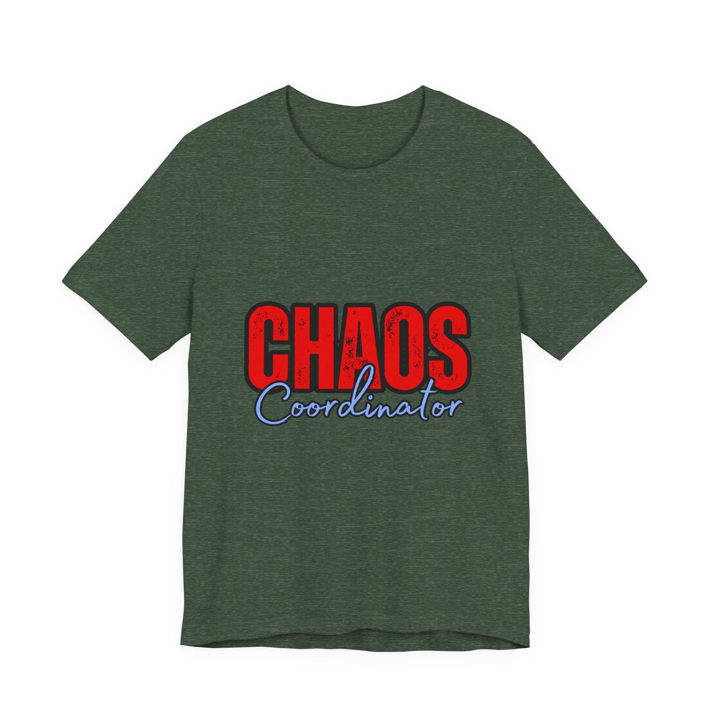 Chaos Coordinator Unisex Jersey Tee | Fun Everyday T-Shirt, Gift for Moms, Family Reunion Wear, Casual Style, Birthday Present