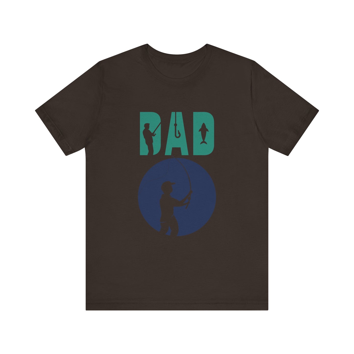 Fishing Dad Tee - Unisex Jersey Short Sleeve T-Shirt for Father's Day, Fishing Lover Gift, Dad's Birthday, Casual Wear, Gift for Him