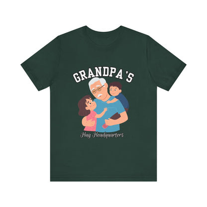 Grandpa's Fun Headquarters Tee | Family Gift, Father's Day, Grandparent's Day, Casual Wear, Cute Graphic Shirt