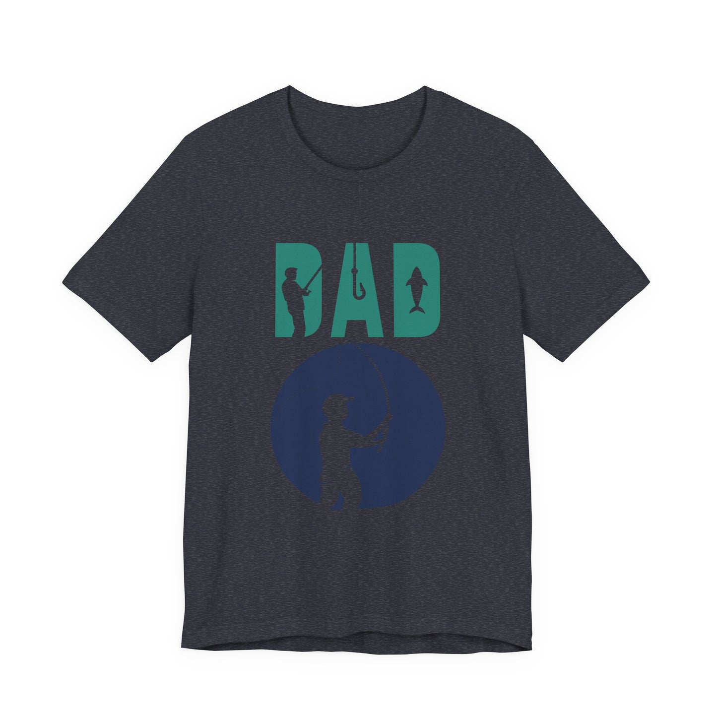Fishing Dad Tee - Unisex Jersey Short Sleeve T-Shirt for Father's Day, Fishing Lover Gift, Dad's Birthday, Casual Wear, Gift for Him