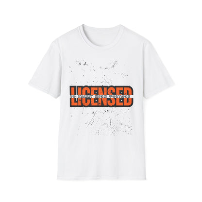 Licensed Electrician Vintage Style Unisex T-Shirt, Casual Wear, Graphic Tee for Everyday Use, Gift for Friends, Trendy Apparel