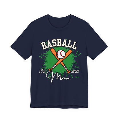 Baseball Mom Unisex Jersey Tee - Soft Cotton Shirt for Sports Enthusiasts, Great Gift for Mother's Day, Game Day Apparel, Team Spirit Wear