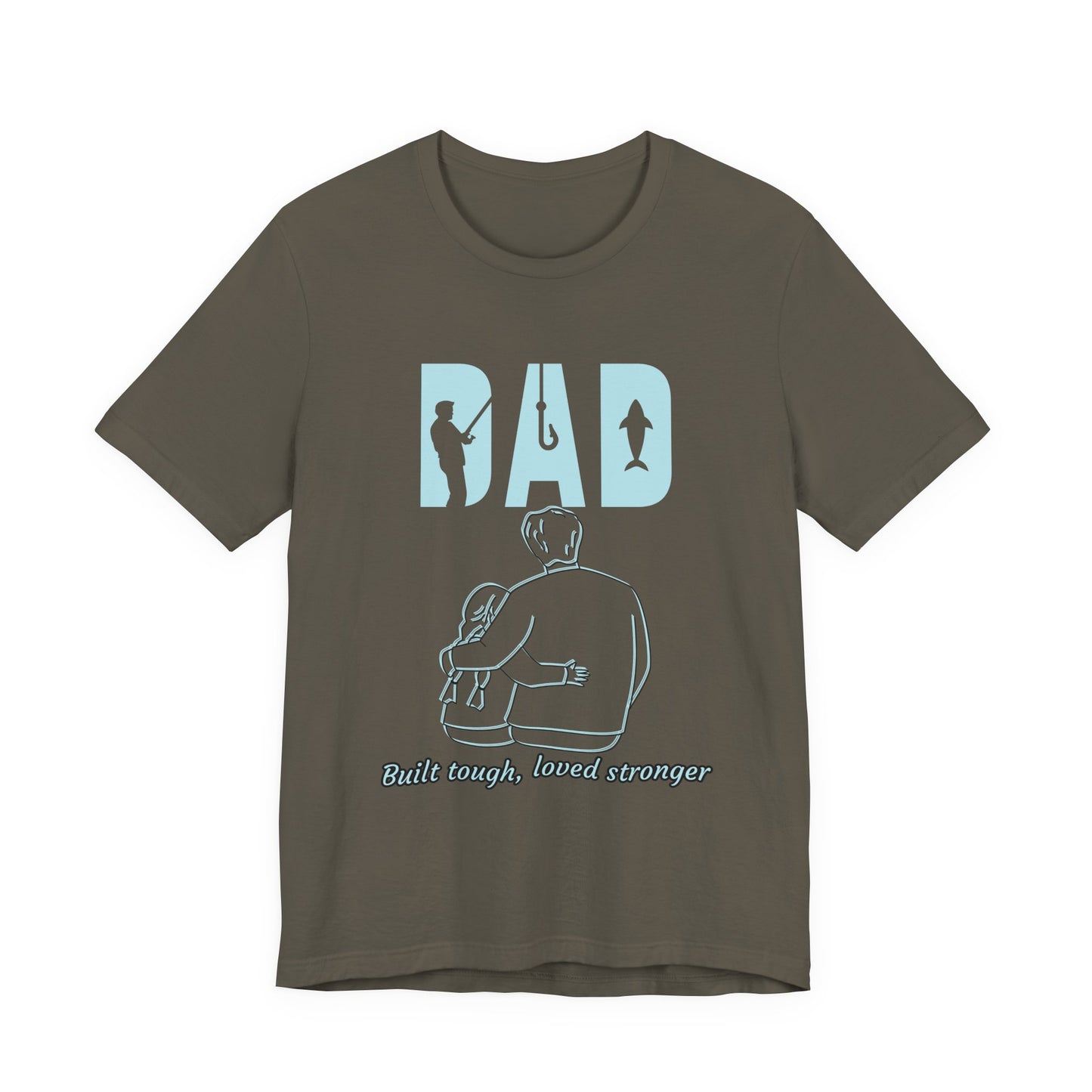 Dad's Love Unisex Tee, Perfect Gift for Father's Day, Birthday, Casualwear, Family Time, Outdoor Adventure