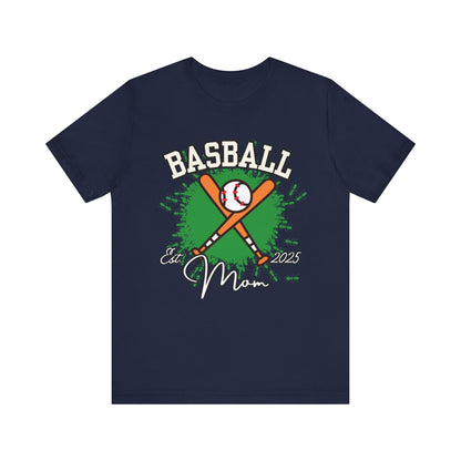Baseball Mom Unisex Jersey Tee - Soft Cotton Shirt for Sports Enthusiasts, Great Gift for Mother's Day, Game Day Apparel, Team Spirit Wear