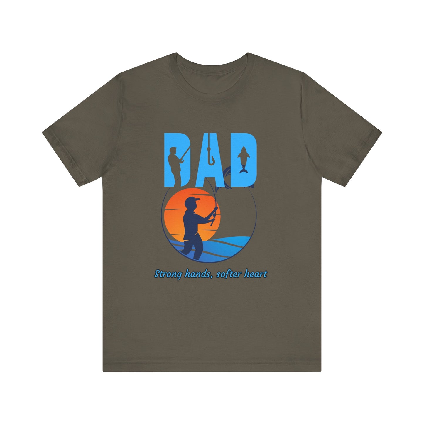 Fishing Dad Tee - Strong Hands, Soft Heart | Great Gift for Father's Day, Casual Wear, Outdoor Adventures, Dad's Birthday, Summer [...]