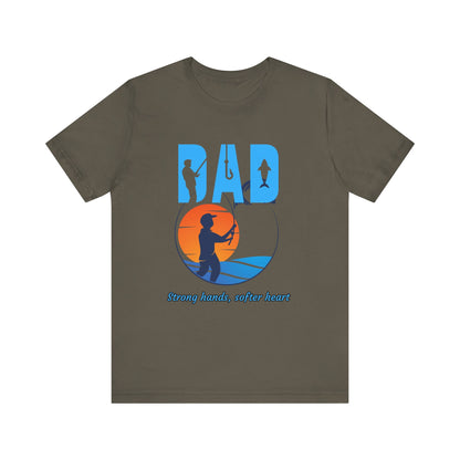 Fishing Dad Tee - Strong Hands, Soft Heart | Great Gift for Father's Day, Casual Wear, Outdoor Adventures, Dad's Birthday, Summer [...]