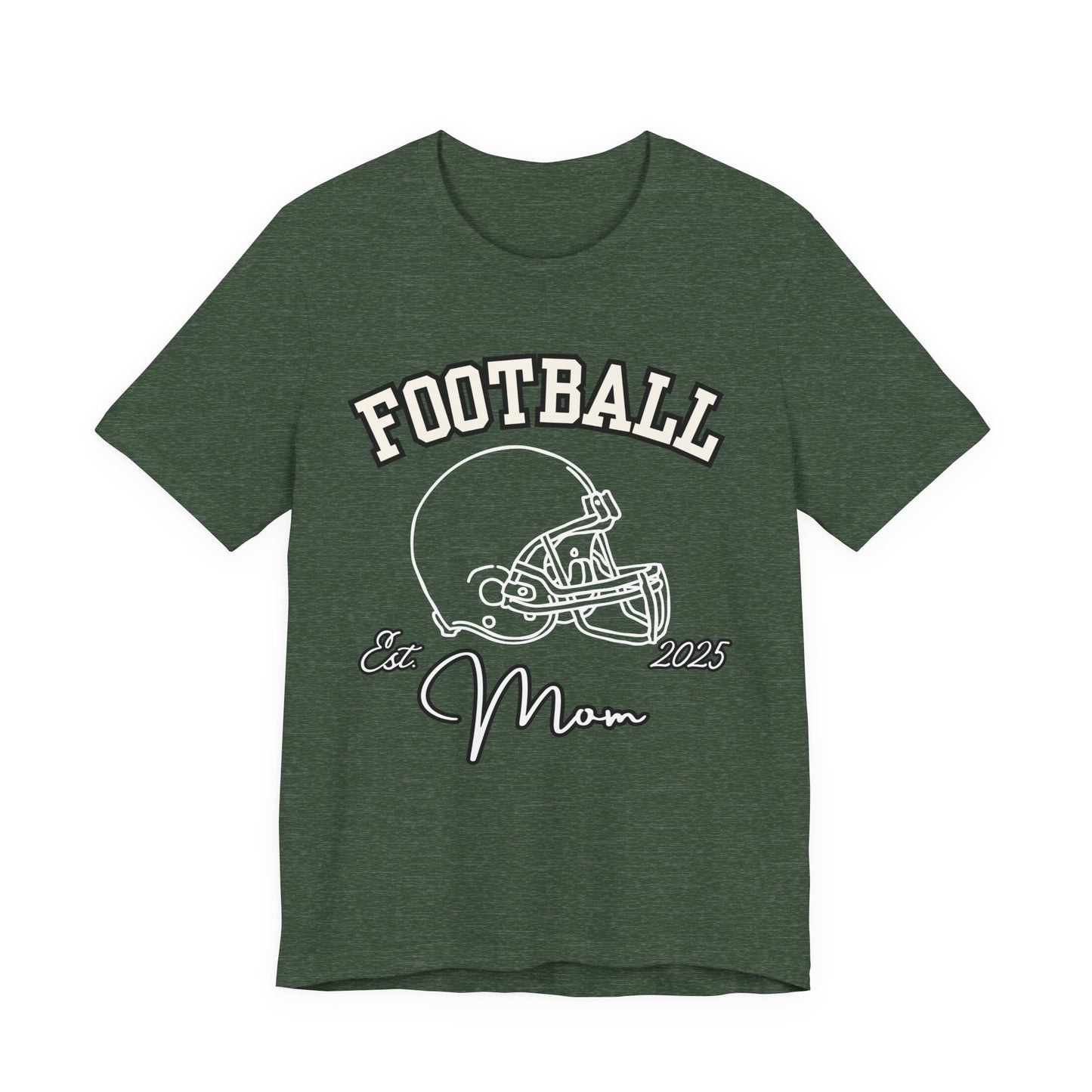 Football Mom Unisex Tee, Sports Fan Shirt, Gift for Moms, Casual Wear, Football Season Apparel, Family Game Day Top