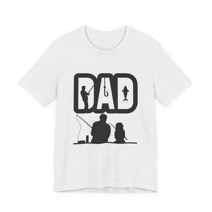 Father and Child Fishing Tee, Perfect Gift for Dads, Fishing Enthusiast Shirt, Father's Day Apparel, Family Bonding Tee