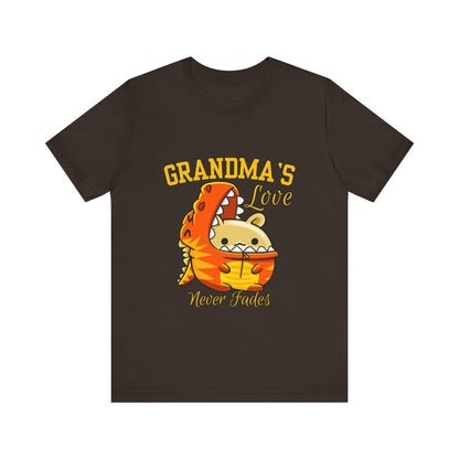 Grandma's Love Unisex Tee, Cute Family T-Shirt, Gifts for Grandma, Birthday Shirt, Summer Casual Wear, Cute Graphic Tee