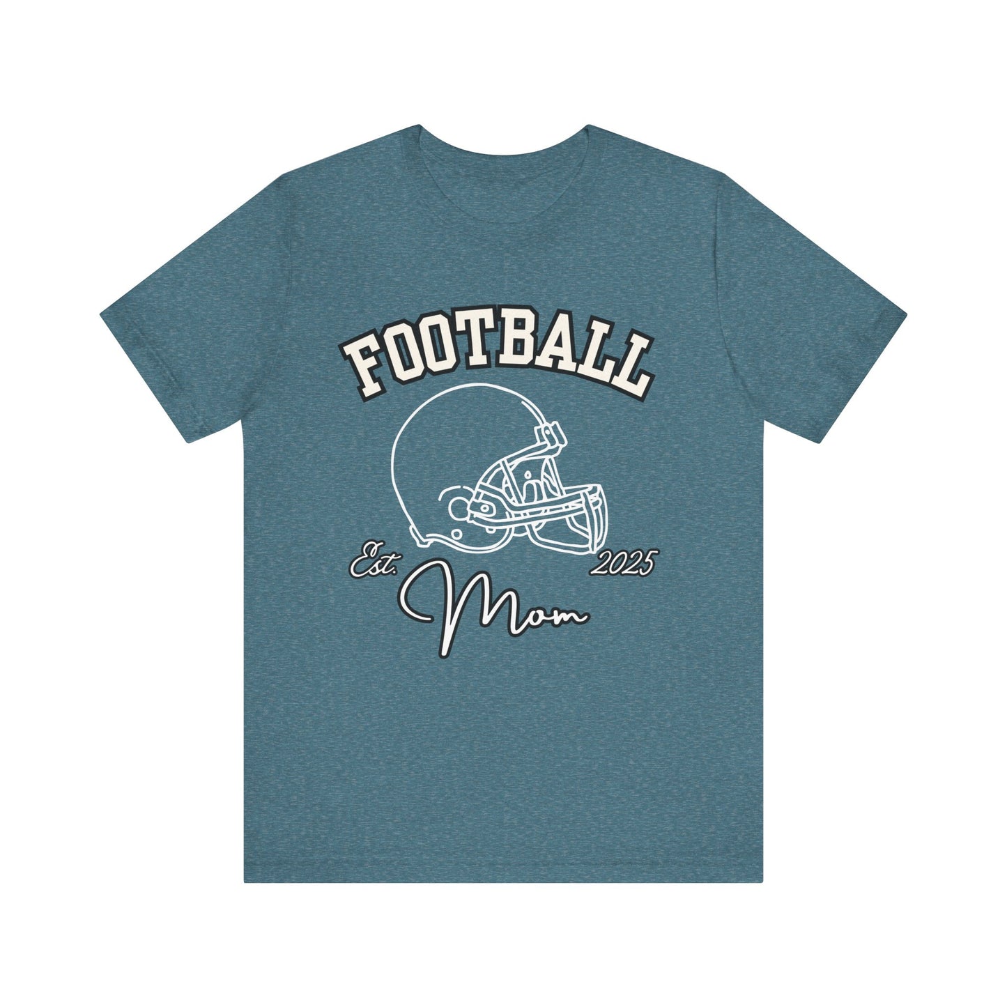 Football Mom Unisex Tee, Sports Fan Shirt, Gift for Moms, Casual Wear, Football Season Apparel, Family Game Day Top