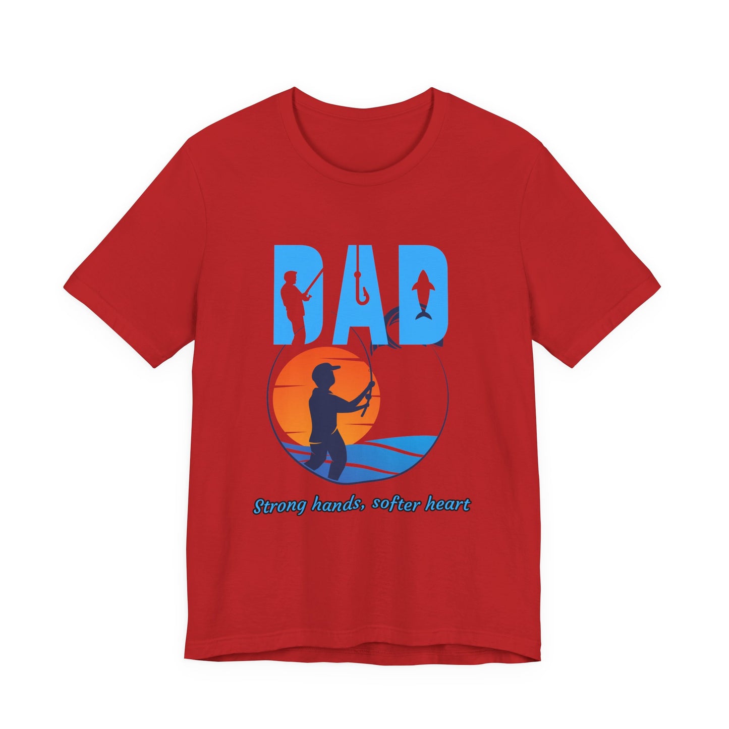 Fishing Dad Tee - Strong Hands, Soft Heart | Great Gift for Father's Day, Casual Wear, Outdoor Adventures, Dad's Birthday, Summer [...]