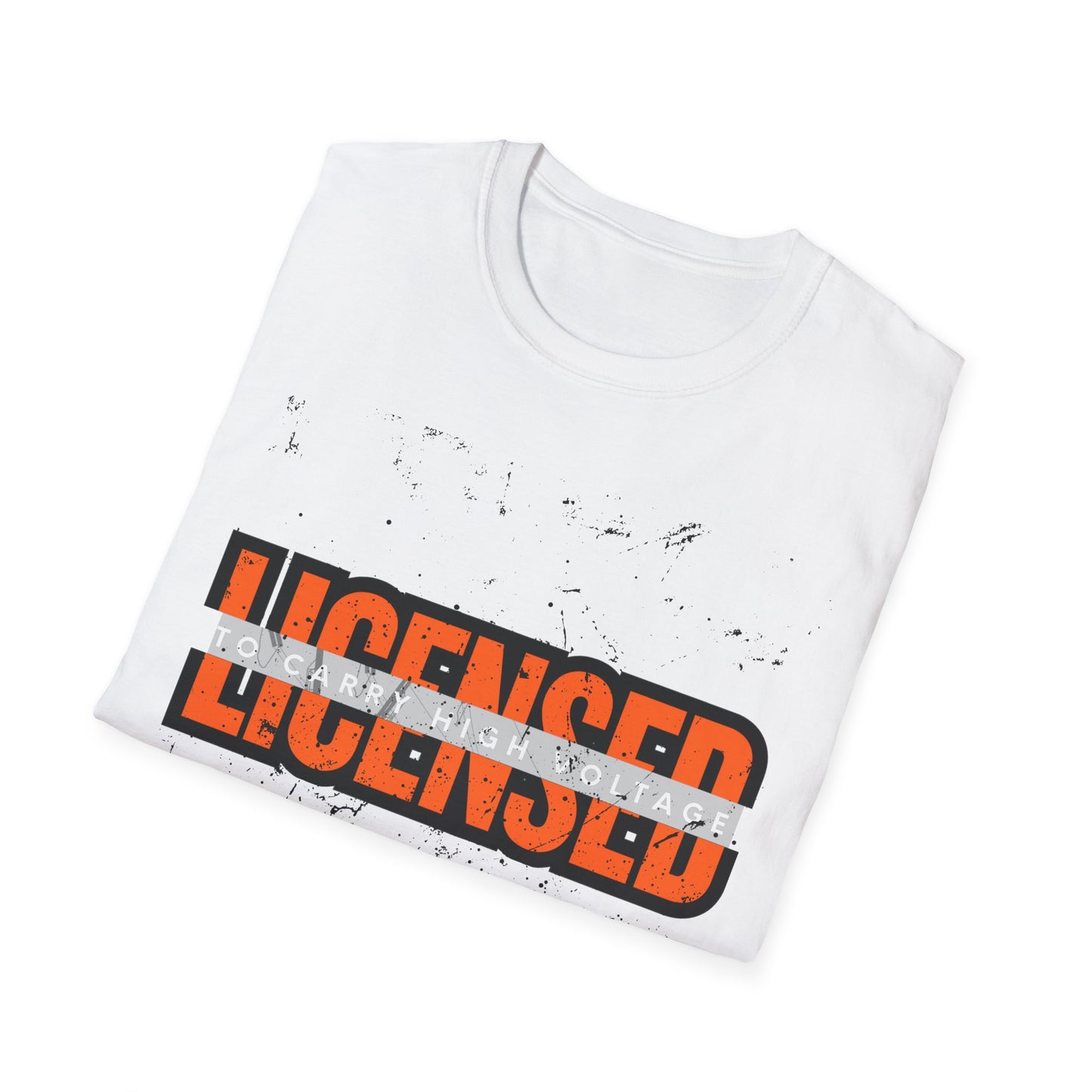 Licensed Electrician Unisex T-Shirt, Casual Wear, Gift for Birthdays, Trendy Electrician Gift, Tradesperson shirt