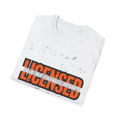 Licensed Electrician Unisex T-Shirt, Casual Wear, Gift for Birthdays, Trendy Electrician Gift, Tradesperson shirt