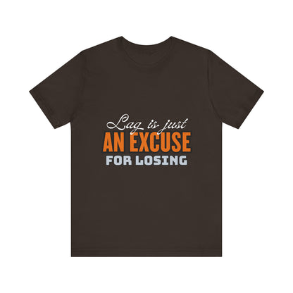 Motivational Fitness Tee, Unisex Jersey Short Sleeve Tee - 'Laziness is just an excuse for losing', Workout Apparel, Gym Shirt, Gift [...]