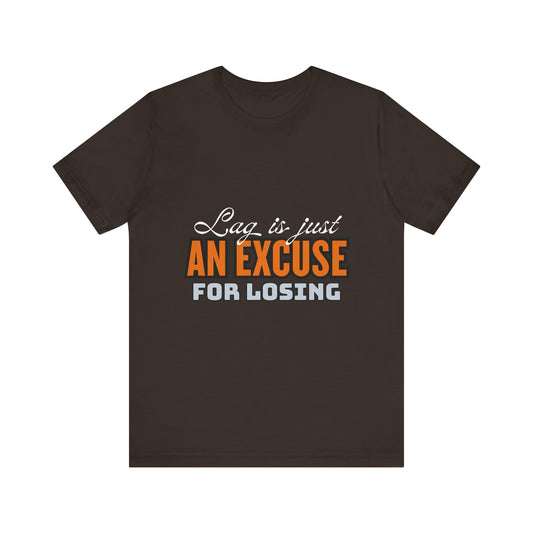 Motivational Fitness Tee, Unisex Jersey Short Sleeve Tee - 'Laziness is just an excuse for losing', Workout Apparel, Gym Shirt, Gift [...]