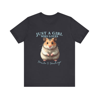 Cute Hamster Lover Tee, Unisex Jersey Short Sleeve Tee, Gifts for Animal Lovers, Pet Owner T-Shirt, Birthday Gift, Hamster Apparel