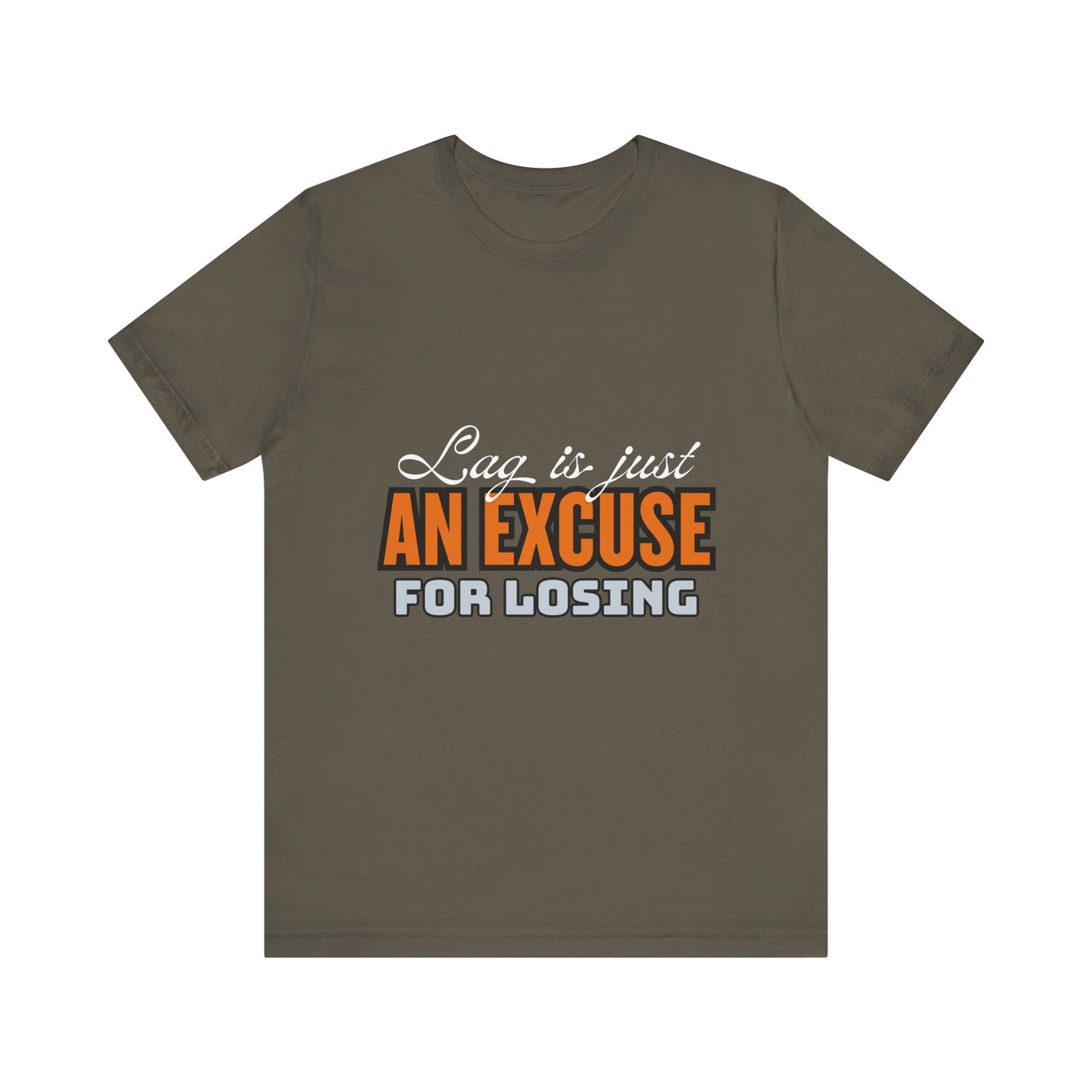 Motivational Fitness Tee, Unisex Jersey Short Sleeve Tee - 'Laziness is just an excuse for losing', Workout Apparel, Gym Shirt, Gift [...]