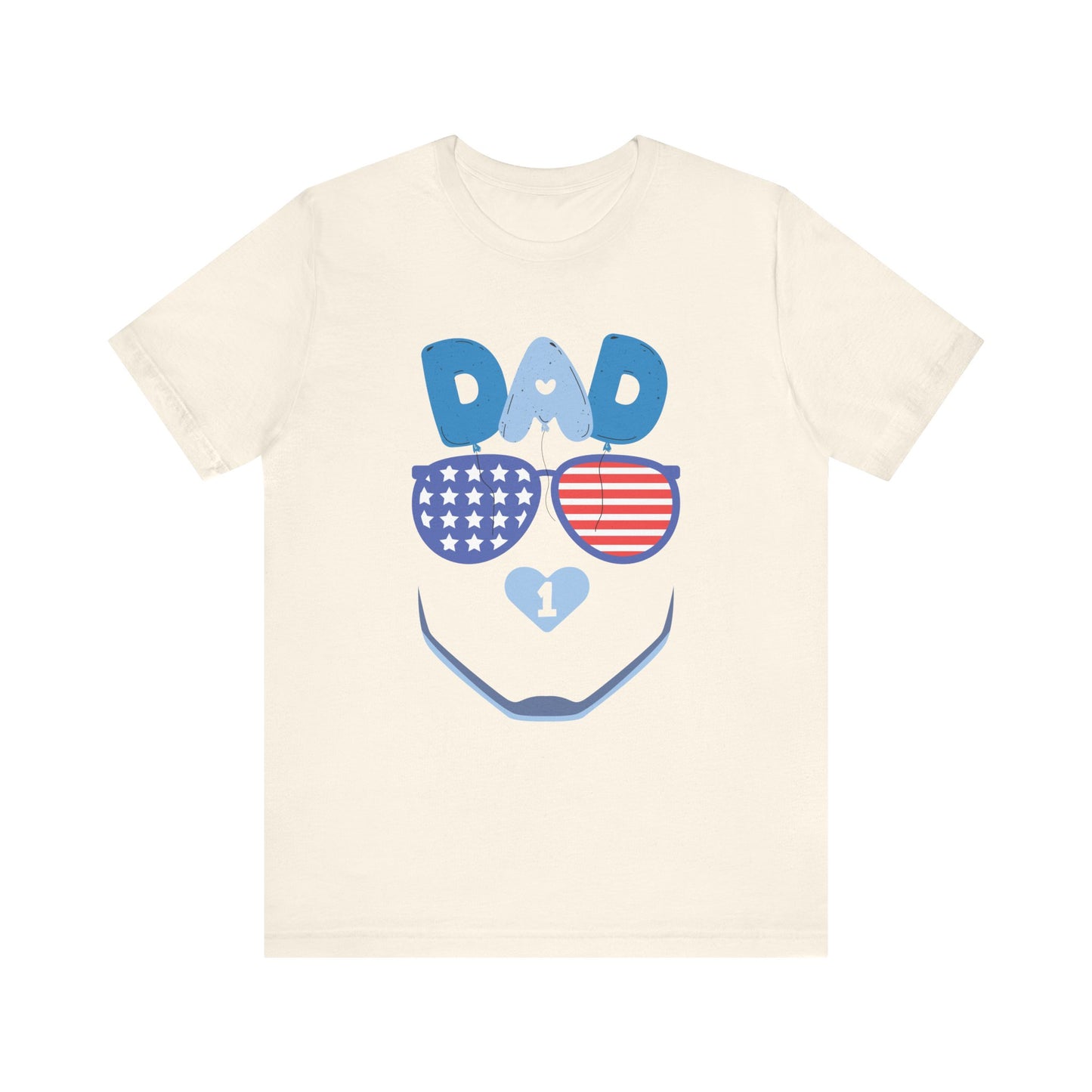 Patriotic Dad Tee, Father's Day Gift, USA Pride Shirt, Unisex Graphic T-Shirt, Summer Casual Wear