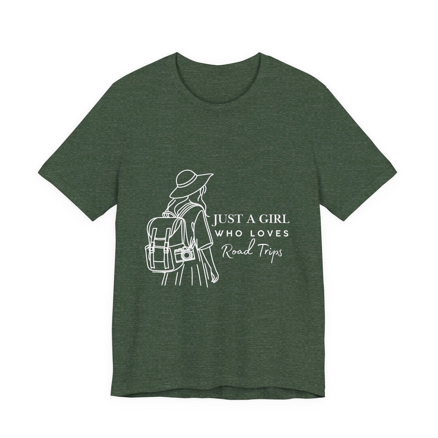 Adventure-Ready Tee for Girls | 'Just a Girl Who Loves Road Trips' | Travel Shirt, Vacation Outfit, Gift for Travelers, Summer [...]