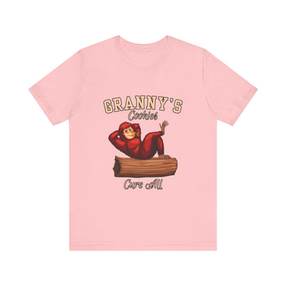 Granny's Cookies Unisex Tee, Cute Cookie Lover Gift, Baking T-Shirt, Funny Foodie Apparel, Family Gathering Shirt, Holiday Gift Idea