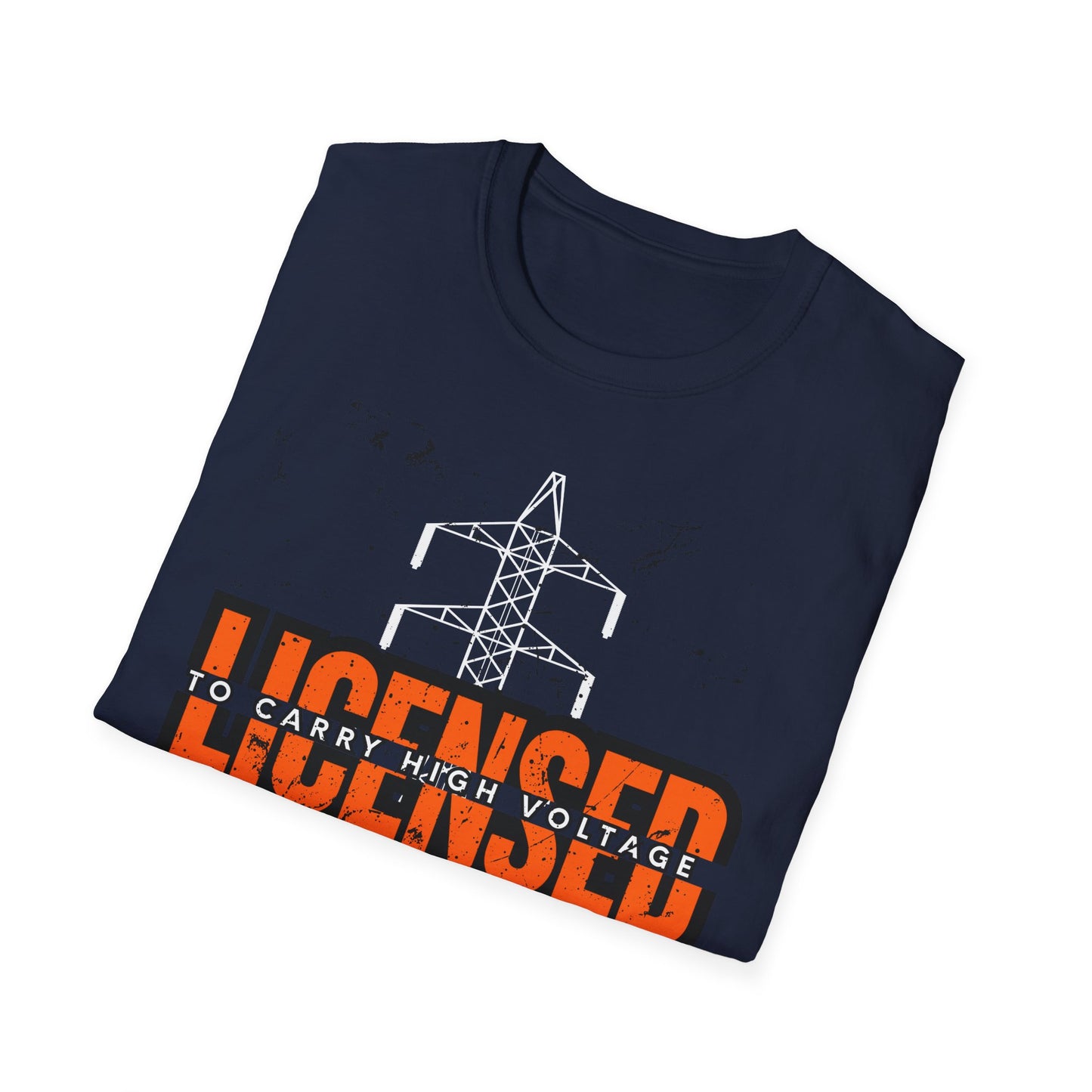 Licensed Electrician Vintage Style Unisex T-Shirt, Casual Wear, Graphic Tee for Everyday Use, Gift for Friends, Trendy Apparel