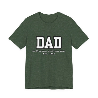 Dad Est. 1986 Unisex Tee - Gift for Father's Day, Birthday Tee, Casual Wear, Family T-Shirt, Dad's Day Out