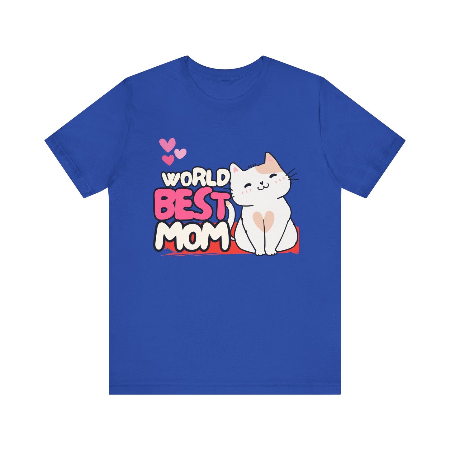 World's Best Mom Kitty Cat Tee, Unisex T-Shirt for Cat Lovers, Mother's Day Gift, Casual Wear, Kids and Moms Matching Shirts, Cute Pet Lover [...]