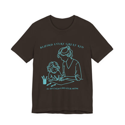 Mom and Child Inspiration Tee, Great Mom T-Shirt, Gift for Moms, Parenting Shirt, Casual Wear, Family Love Top