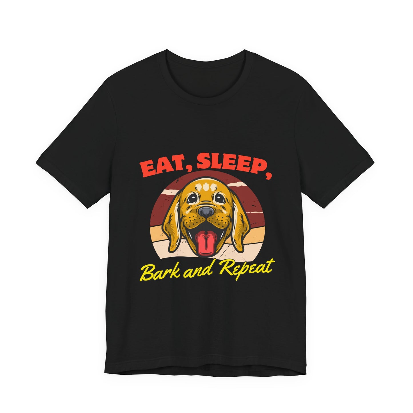 Dog Lover's Eat, Sleep, Bark Tee | Funny Pet T-Shirt, Gift for Dog Owners, Cute Canine Apparel, Dog Mom Shirt, Animal Lover Tops
