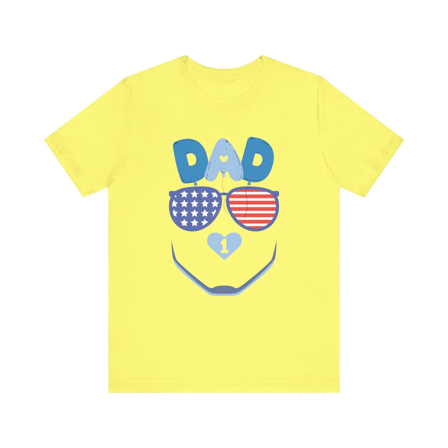 Patriotic Dad Tee, Father's Day Gift, USA Pride Shirt, Unisex Graphic T-Shirt, Summer Casual Wear
