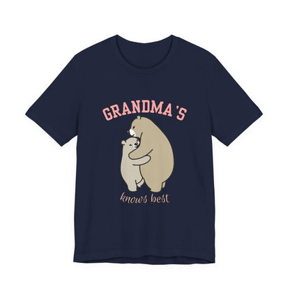 Grandma's Bears Unisex Short Sleeve Tee, Cute T-Shirt for Grandma, Gift for Grandparents, Birthday Gift, Family Matching Outfits