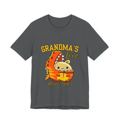 Grandma's Love Unisex Tee, Cute Family T-Shirt, Gifts for Grandma, Birthday Shirt, Summer Casual Wear, Cute Graphic Tee