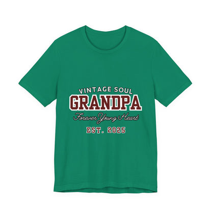 Vintage Soul Grandpa Tee | Perfect Gift for New Grandpas, Father's Day Present, Casual Wear, Family Gatherings, Comfortable Style