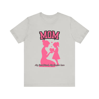 Mom and Daughter Love Tee | Unisex Jersey T-shirt for Mother's Day, Birthday Gift, Family Outing, Casual Wear, Heartwarming Gift