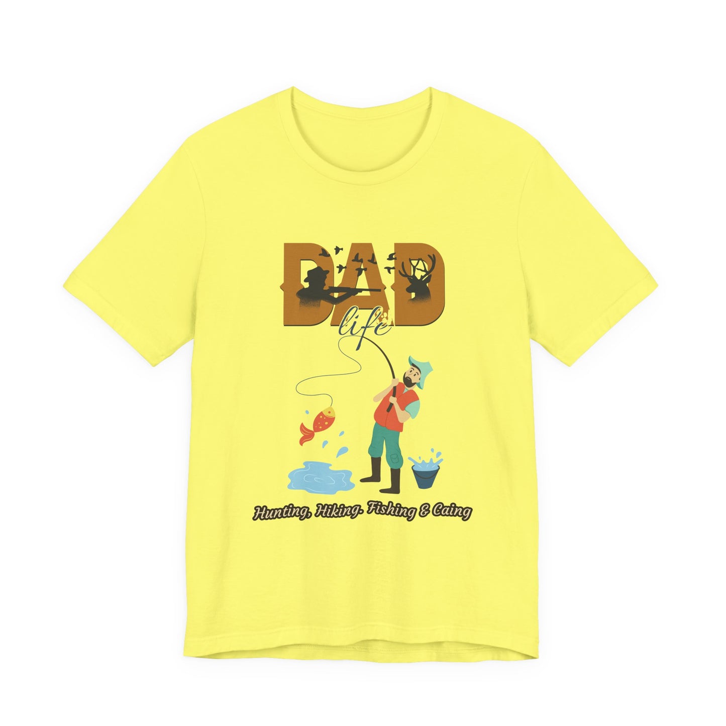 Dad Life Fishing Tee, Perfect for Fathers Day, Outdoor Adventures, Casual Wear, Gift for Dads, Fishing Enthusiasts