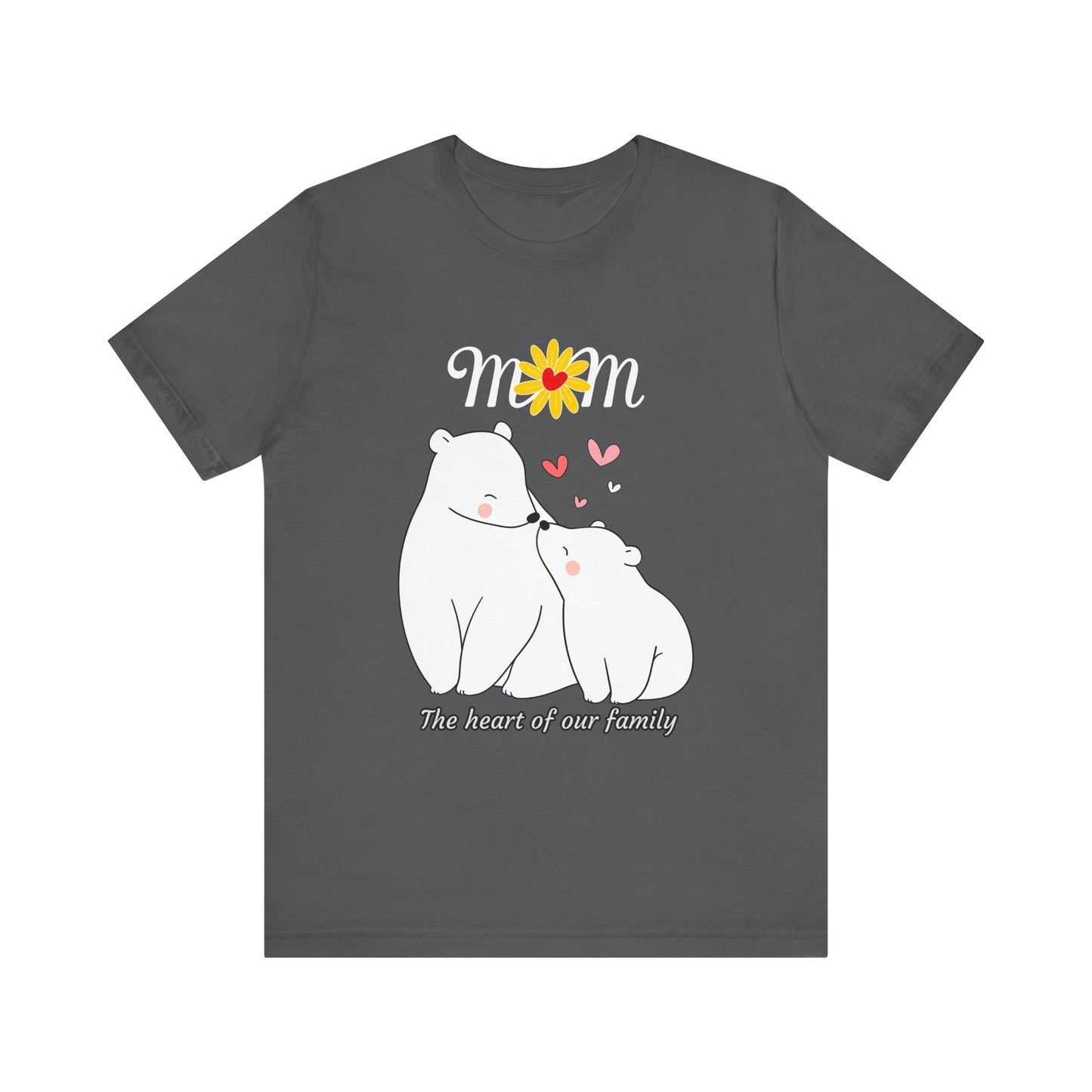 Mom Love Short Sleeve Tee, Cute Mom Shirt, Gift for Mom, Family Tee, Mother's Day Shirt, Mother's Day Gift