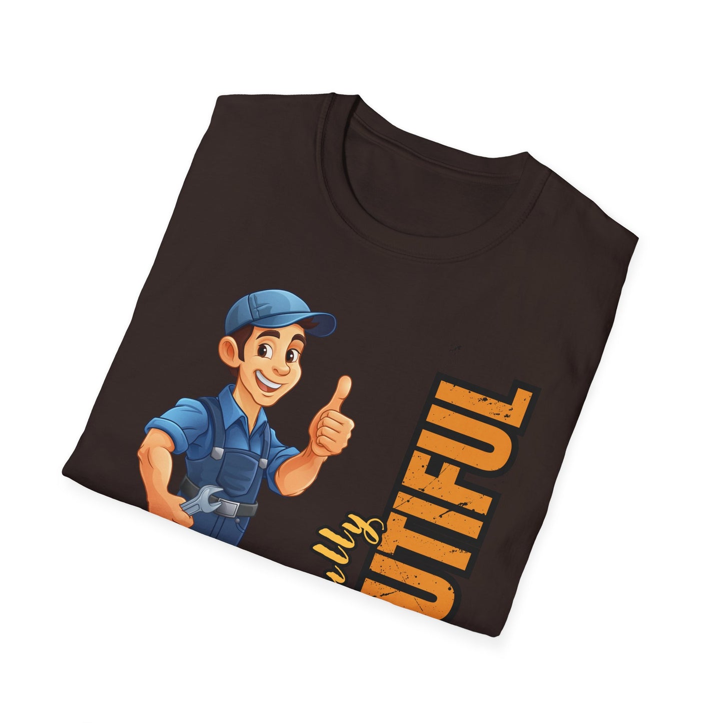 Plumber T-Shirt with Skillfully Beautiful Design, Funny Work T-Shirt, Great for Mechanics, Birthdays, or Casual Wear