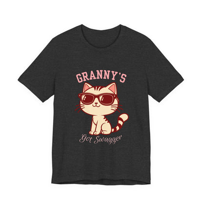 Cool Cat Grandma Tee | Fun Cat Shirt, Gifts for Cat Lovers, Quirky Quote Top, Cat Mom Gift, Casual Wear