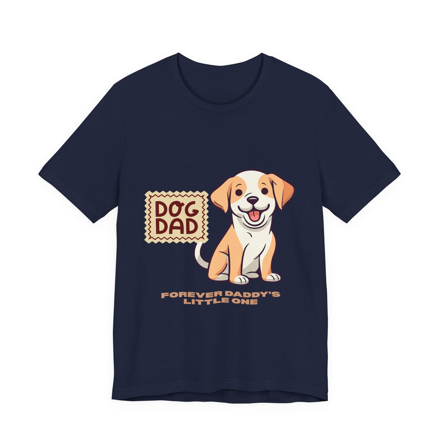 Dog Dad T-Shirt, Perfect Gift for Pet Lovers, Father's Day Apparel, Unisex Casual Tee, Dog Lover Shirt, Cute Dog Dad Design