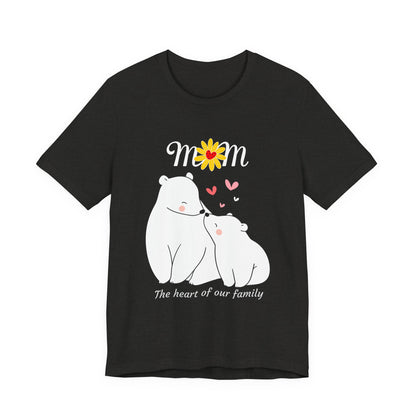 Mom Love Short Sleeve Tee, Cute Mom Shirt, Gift for Mom, Family Tee, Mother's Day Shirt, Mother's Day Gift