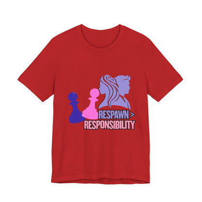 Chess Inspired Graphic Tee, Gamer Shirt, Motivational Quote Top, Casual Wear, Unique Gift for Gamers, Fun Tournament Attire