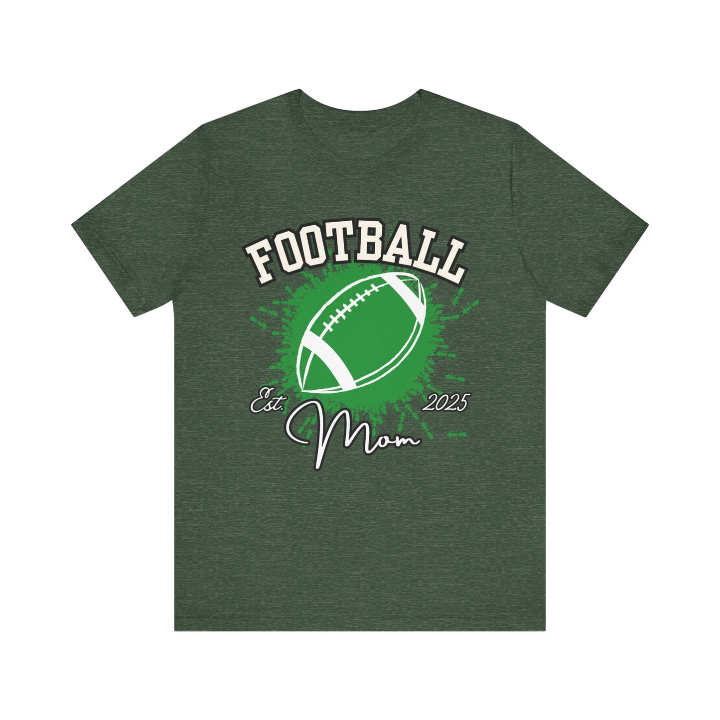 Football Mom Tee, Unisex Short Sleeve T-Shirt, Perfect Gift for Sports Moms, Game Day Apparel, Casual Weekend Wear
