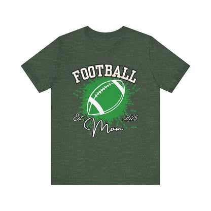 Football Mom Tee, Unisex Short Sleeve T-Shirt, Perfect Gift for Sports Moms, Game Day Apparel, Casual Weekend Wear