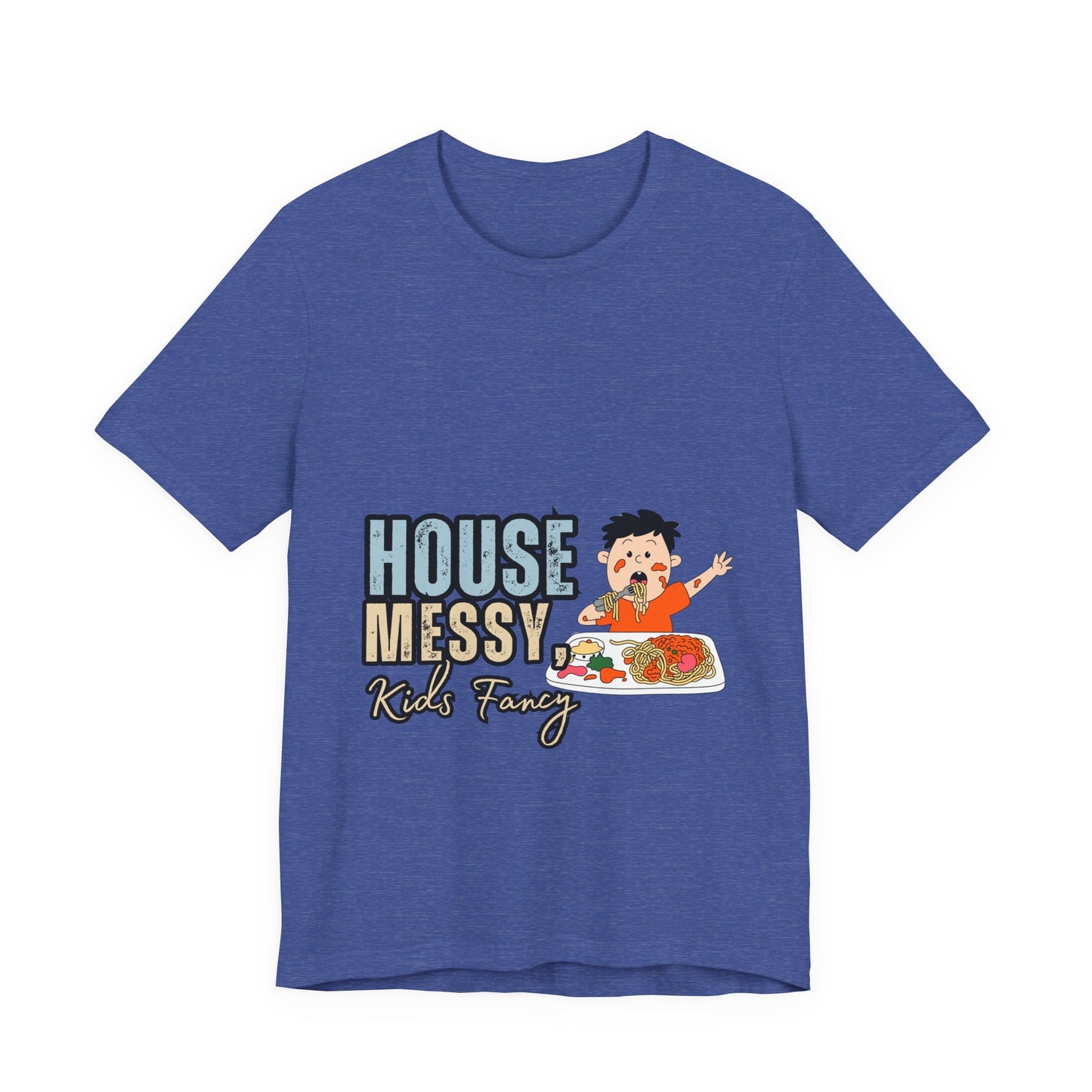 Messy House Kids Funny Tee, Unisex Short Sleeve Shirt, Family Humor Gift, Parenting Humor T-Shirt, Kids Mess T-Shirt