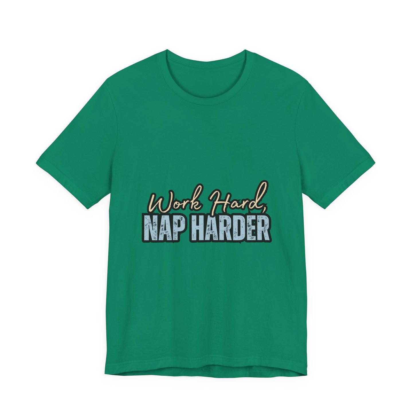 Work Hard, Nap Harder Unisex Jersey Short Sleeve Tee, Funny T-Shirt, Gift for Nappers, Casual Wear, Relaxation Shirt, Birthday Gift, [...]