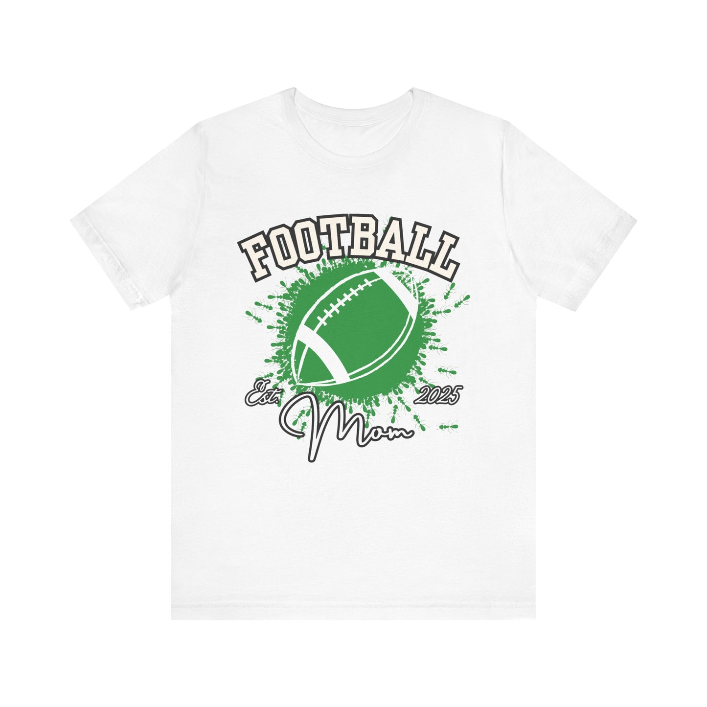 Football Mom Tee, Unisex Short Sleeve T-Shirt, Perfect Gift for Sports Moms, Game Day Apparel, Casual Weekend Wear