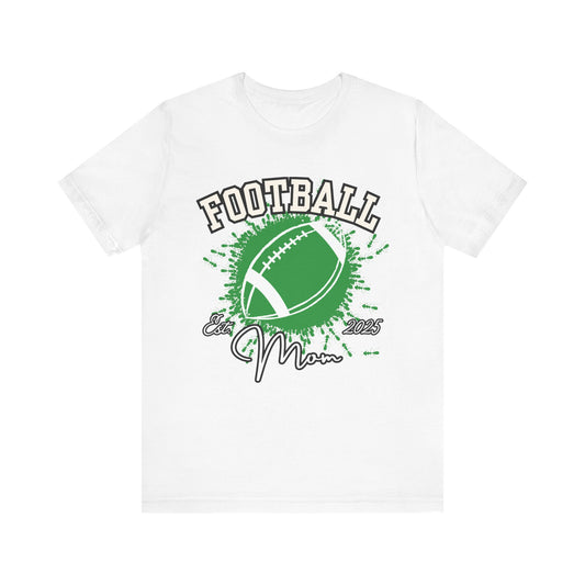 Football Mom Tee, Unisex Short Sleeve T-Shirt, Perfect Gift for Sports Moms, Game Day Apparel, Casual Weekend Wear