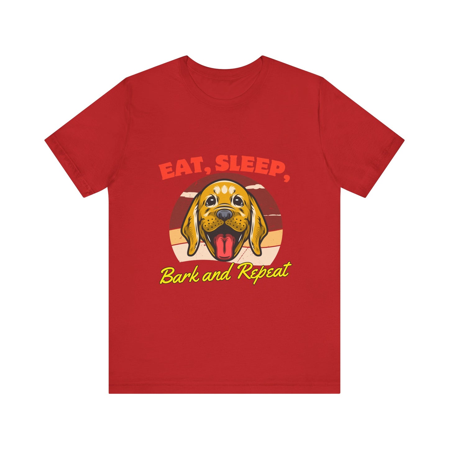 Dog Lover's Eat, Sleep, Bark Tee | Funny Pet T-Shirt, Gift for Dog Owners, Cute Canine Apparel, Dog Mom Shirt, Animal Lover Tops